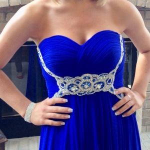 Sherri Hill Sapphire Formal/Prom Dress, Size 0-4